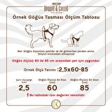 Doggie Yumuşak Softlu Köpek Göğüs Tasması 50/70 cm Kamuflaj Açık