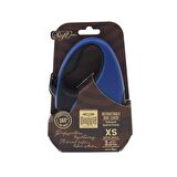 Doggie Soft Seri Otomatik Makaralı Gezdirme Tasması 12 kg / 3 M Mavi