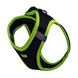 Doggie Havalı Dokuma Neon Serisi Küçük Irk Göğüs Tasması Sarı L-42-48Cm