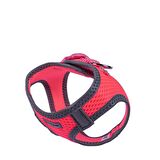 Doggie Havalı Dokuma Reflektör Serisi Küçük Irk Göğüs Tasması Kırmızı 3XS-22-26Cm