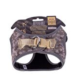 Doggie Havalı Dokuma Reflektör Serisi Küçük Irk Göğüs Tasması Kamuflaj XS-30-34Cm