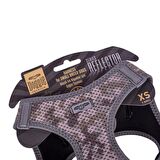 Doggie Havalı Dokuma Reflektör Serisi Küçük Irk Göğüs Tasması Kamuflaj XS-30-34Cm