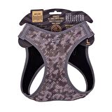 Doggie Havalı Dokuma Reflektör Serisi Küçük Irk Göğüs Tasması Kamuflaj L-42-48Cm