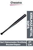 Özel Üretim Modern Zarif Kırılmaz Rahat Kavrama Kaliteli Metal Baseboll Beyzbol Sopası 61 Cm