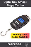 Premium Seri Seyahat Bavul Ağırlık Tartı Dijital Çok Amaçlı Taşınabilir Lcd Bagaj Tartısı Max 50 Kg