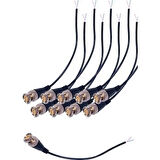 TEKNOTEG - EZCOOL BNC KONNEKTOR HAZIR KABLOLU (10 LU PAKET)