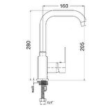 PENTA AGENA LAVABO BATARYASI (L BORULU) BLACK P903B
