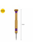 Profesyonel 0.8 Mm Pentalobe Yıldız Hassas Telefon Tamir Tornavidası Metal Kaymaz Sap 12 Cm