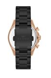 Ferro Quartz Çelik Siyah 44 mm Fonksiyonları Aktif Erkek Kol Saati