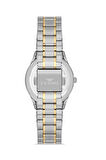 Ferro Quartz Çelik Altın/Gri Yeşil Kadran 31 mm Kadın Kol Saati