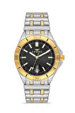 Sarı ve Gümüş Çelik Kordon Erkek Kol Saati FM43017A-D2