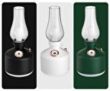 Inovaxis Şarjlı Nostaljik Işıklı Rgb Led Gece Lambası Aromatik Hava Nemlendirici Buhar Makinası