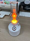 Inovaxis Şarjlı Nostaljik Işıklı Rgb Led Gece Lambası Aromatik Hava Nemlendirici Buhar Makinası