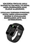 inovaxis 7w7Pro Yeni Nesil Konuşma Özellikli Kablosuz Şarjlı İos Android Uyumlu Dokunmatik akıllı Saat