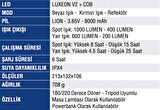 Mercure MC-6677 Ledli Şarjlı El Feneri