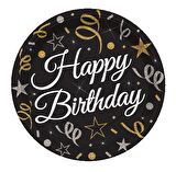 TABAK SPARKLİNG CONFETTİ HAPPY BİRTHDAY 8'Lİ