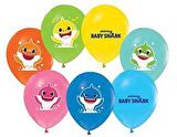 Baby Shark Balon Pastel Renkler ( 100 Adet )
