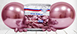 Balon Krom Parlak 12 İnc Pembe ( 50 Adet )