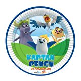 LTP5912 Kaptan Pengu, 8 adet Tabak 23 cm