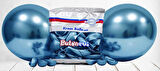 Balon Krom Parlak 10 İnc Mavi ( 50 Adet )