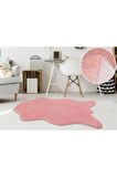 Myevilla Kaymaz Taban Peluş Post Pembe 75x100