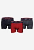 John Frank Erkek 3 Lü Boxer JF3BNSB01 ÇOK RENKLİ-M