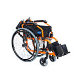 Comfort Plus Çocuk Tekerlekli Sandalye Turuncu&Siyah | Alüminyum Şase, Katlanabilir Yapı, Temizlenebilir Döşeme KY980LA-35