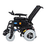 Comfort Plus Akülü Tekerlekli Sandalye | Amortisörlü Lüks Sürüş, 2x320W Motor, Işıklı Joystick, Far ve Sinyal Sistemli DM-450 Luxury