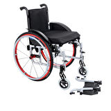 Comfort Plus Aktif Tekerlekli Sandalye | Hafif Alüminyum Şase, Quick Release Tekerlek, 45 cm Oturuma Genişliği, 15 kg, DM-315