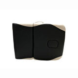 Comfort Plus Masaj Masası Siyah&Beyaz | Ahşap Ayaklı, Ayarlanabilir Yükseklik, Taşıma Çantalı GM-305