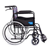 Comfort Plus Tekerlekli Sandalye | Ekose Döşeme, Refakatçi Frenli, Çıkarılabilir Ayaklık, Çelik Gövde KY809BJ