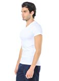 Mavi 061748-620 Erkek Stretch V Yaka T-Shırt Beyaz T-Shirt