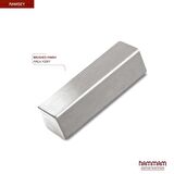 1500x310mm Ramsey Paslanmaz Çelik Fırça Mat İnox Havlupan