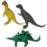 0714 Dinozorların Dünyası Poşetli 9'lu Hayvan Oyun Seti -Sunman