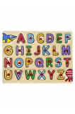 Harflerle Maceraya Hazır mısınız? 26 Parça Alfabe Puzzle Ahşap Tutmalı