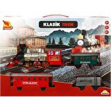 Sesli ve Işıklı Klasik Tren Seti - 16 Parça