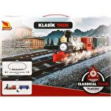 Sesli ve Işıklı Klasik Tren Seti - 16 Parça