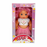 Afro Et Bebek Kıvırcık Saçlı - Pembe