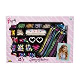 Boncuklu Saç Tasarım Seti - Güzellik Seti Saç Yapımı