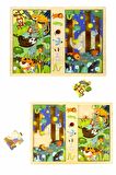 Ahşap Puzzle'ın En Güzel Örneği: Gece ve Gündüz Hayvanlar