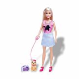 3384 SUN-RST-SIS-Minik Alisha  Bebek Veteriner Aksesuarlı Set 29 cm  2A- Sunman