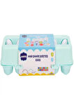 Baydoor Toys 4666 BÖLÜNEBİLEN RENKLİ VE ŞEKİLLİ YUMURTALAR