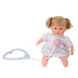 Sesli ve Işıklı Maia Beni İyileştir Bebeği 36 cm | Aksesuarlı Doktor Setli İnteraktif Bebek