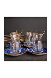 Özlife zen titenyum gold çay kaşık - 6 lı çay kaşığı