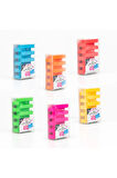 Serve Steps Silgi  Fosforlu Karton Mavi