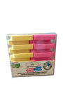 Serve Steps Silgi  Fosforlu Karton Pembe -Sarı