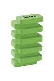 Serve Steps Silgi  Fosforlu Karton Açık Yeşil