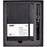 LAMY YUMUŞAK KAPAK A6 DEFTER VE DOLMA KALEM SETİ (SİYAH)