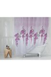 Banyo Perdesi - Tek Kanat Duş Perdesi, Polyester Kumaş Duşakabin Perdesi 180x200 Cm Küvet Perdesi