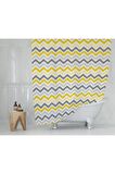 Banyo Perdesi - Tek Kanat Duş Perdesi, Polyester Kumaş Duşakabin Perdesi 180x200 Cm Küvet Perdesi
